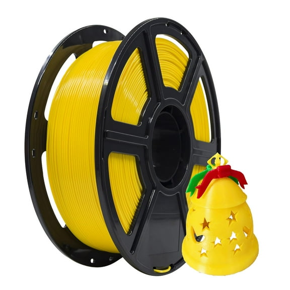 Flashforge PLA Filament 1.75mm, 0.5KG/1.1lbs PLA 3D Printer Filament for Adventurer 3 Series, Yellow