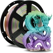 Flashforge Silk PLA Filament 1.75mm, 1KG/2.2lbs Silk PLA 3D Printer Filament, Dreamy Trio