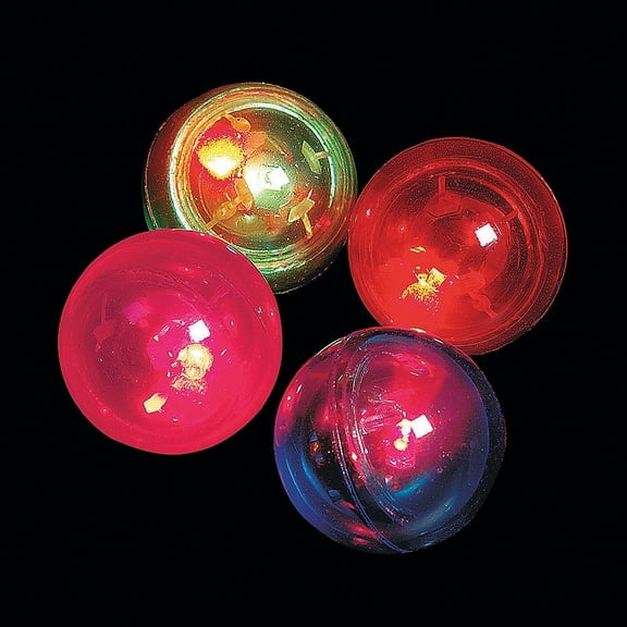 Flashing Bouncing Balls - 12 Pieces