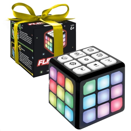 Flashing Cube Brain Game | 4-in-1 Handheld STEM Toy for Kids | Perfect Gift for 6-12 Year Old Boys and Girls | Includes Flashing Lights | Ideal Gift for 9 Year Old Girls and Boys