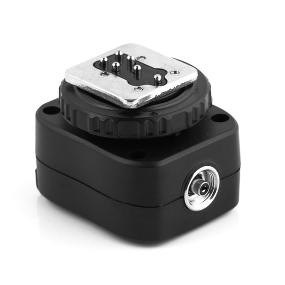 Flashing Hot Shoe TF324 Flashing Hot Shoe Sync Adapter with PC Sync Port Dedicated for F58AM F42AM F56AM DSLR Camera