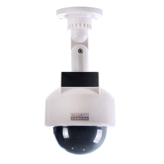 Flashing LED Light Dummy Camera Home Surveillances Security Fake CCTV Camera
