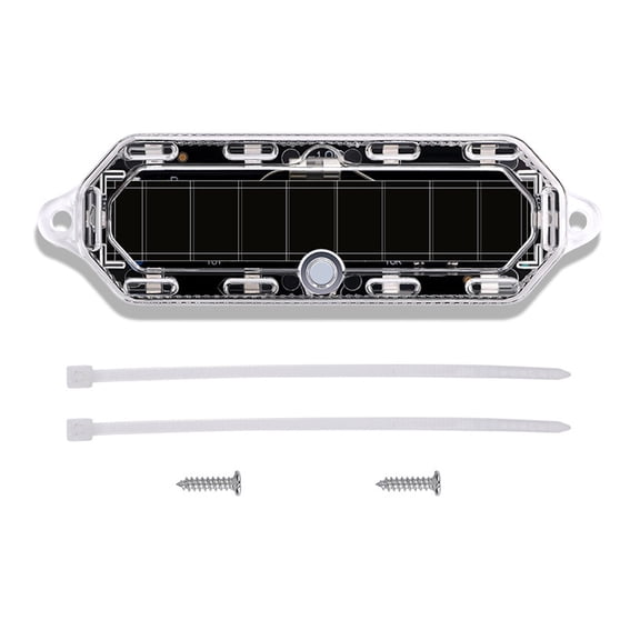 Flashing Motorcycle Tail Light Increases Visibility Waterproof Long Lasting Rear Light Solar Charging for Night Riders