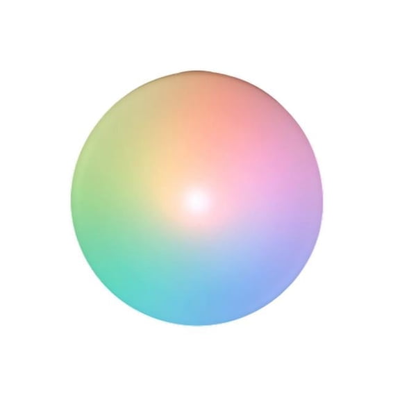 Flashing Multi Color Round Clip on Body Light Decal
