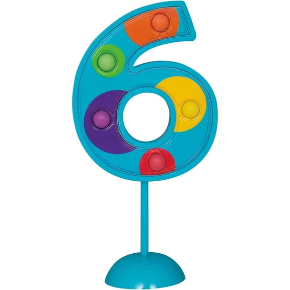 Flashing Number Birthday Cake Toppers 4.5" Table Décor Party Decoration #'s