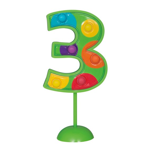 Flashing Number Birthday Cake Toppers 4.5" Table Décor Party Decoration #'s