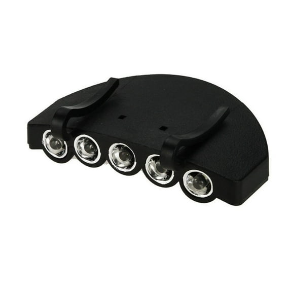 Flashing Panda 5 LED Baseball Cap/Hat Clip-on Flashlight, White light