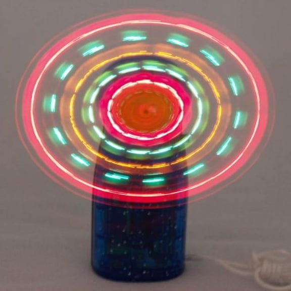 Flashing Panda LED Mini Light-Up Handheld Personal Fan