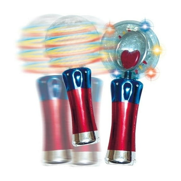 Meteor Storm Flashing Spinner Wand LED Light Up Magic Ball Changing Pattern Novelty Orb Sensory Wand Party Favor Special Needs