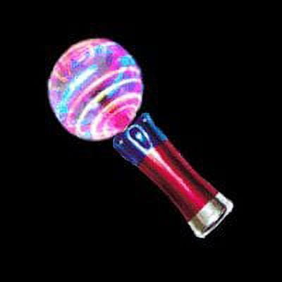 Meteor Storm Flashing Spinner Wand LED Light Up Magic Ball Changing Pattern Novelty Orb Sensory Wand Party Favor Special Needs