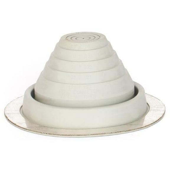 Flashing Pipe No.3 Metal Roof Round, Gray - 0.25 - 5 in.