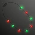 thumbnail image 1 of FlashingBlinkyLights 1” Blinky Bulbs Christmas Jewelry Light Necklace, 1 of 4