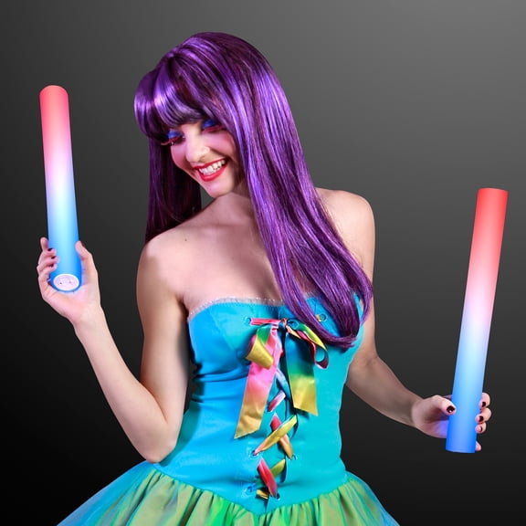 FlashingBlinkyLights 16 inch Light Up Foam LED Cheer Stick