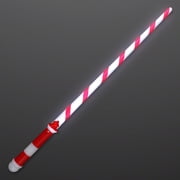 FlashingBlinkyLights Candy Cane Light up Sword Christmas Saber Toy