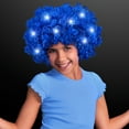 thumbnail image 1 of FlashingBlinkyLights Curly Clown Wig with Flashing LEDs, 1 of 2