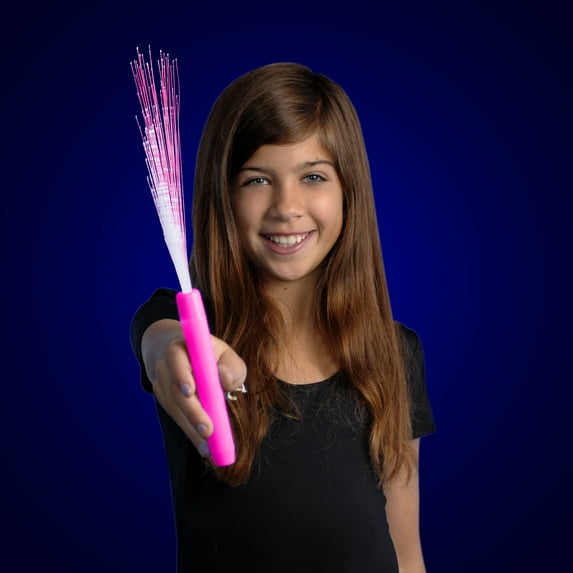 FlashingBlinkyLights Flashing Stick Wand with Sparkle Fibers