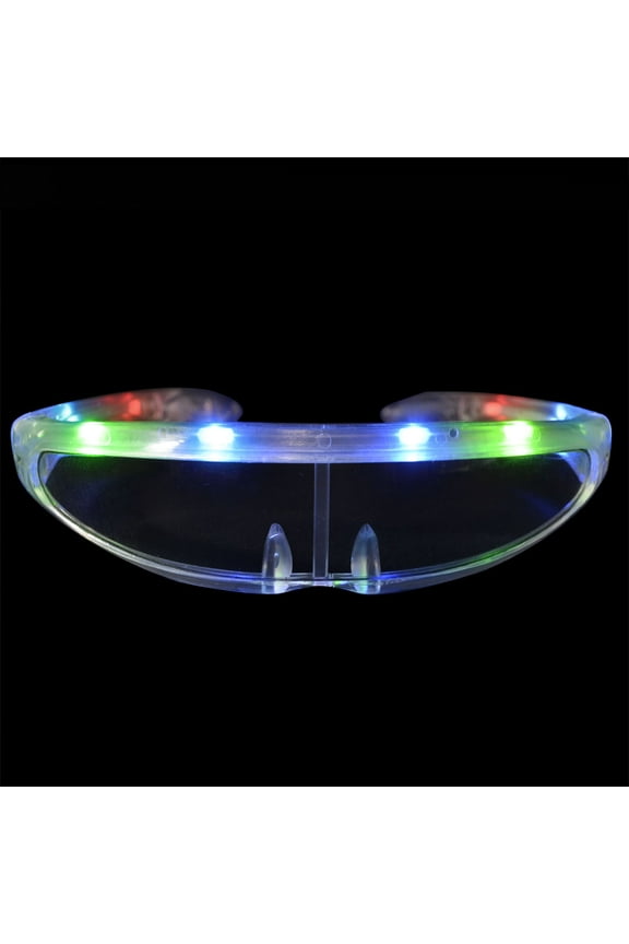 FlashingBlinkyLights Futuristic LED Sunglasses