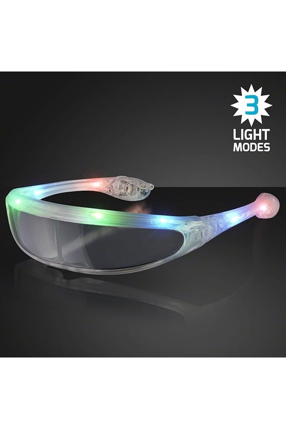 FlashingBlinkyLights Futuristic LED Sunglasses