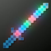 FlashingBlinkyLights Glowing LED 8-Bit Pixel Sword