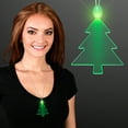 thumbnail image 1 of FlashingBlinkyLights Green LED Christmas Tree Light Up Necklace, 1 of 1