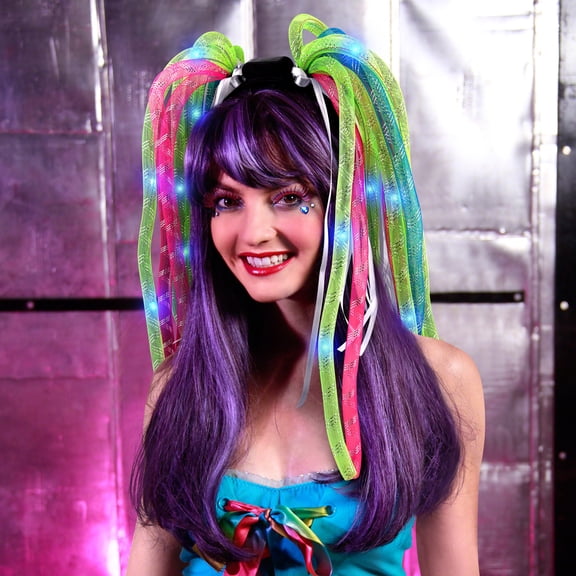 FlashingBlinkyLights LED Light Up Noodle Headbands