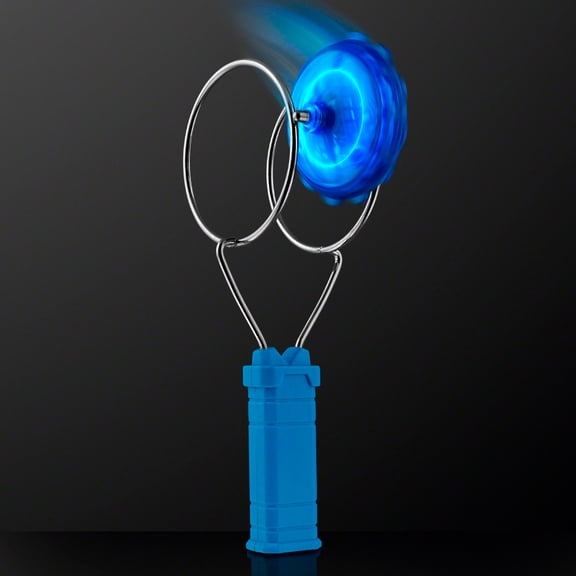 FlashingBlinkyLights LED Magnetic Light Up Gyro Wheel Light Spinner Toy