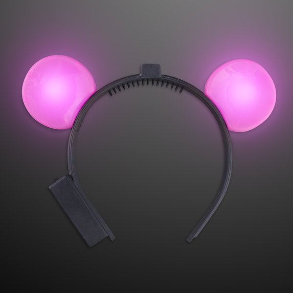 FlashingBlinkyLights LED Mouse Ears Headband