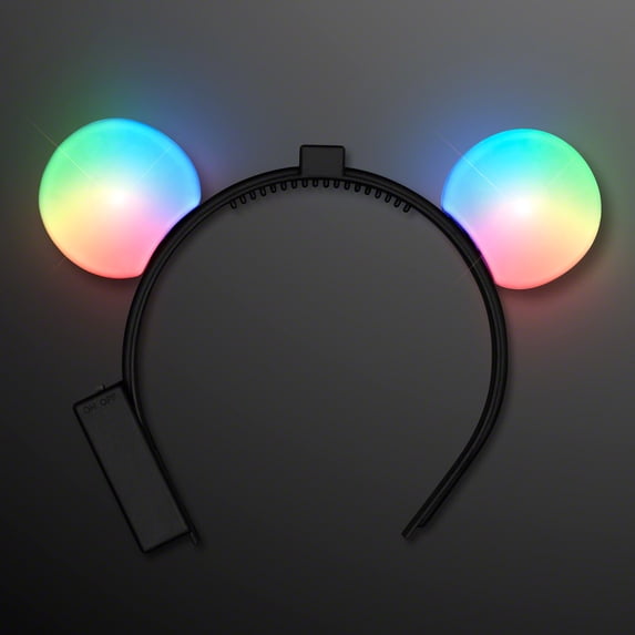 FlashingBlinkyLights LED Mouse Ears Headband