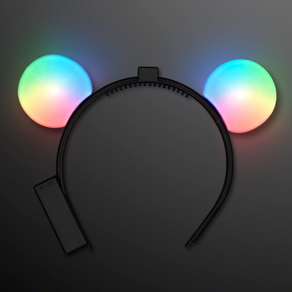 FlashingBlinkyLights LED Mouse Ears Headband