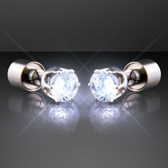 FlashingBlinkyLights Light Up LED Earrings for Pierced Ears