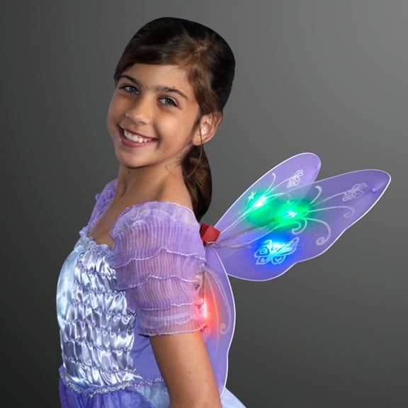 FlashingBlinkyLights Light Up LED Fairy Wings