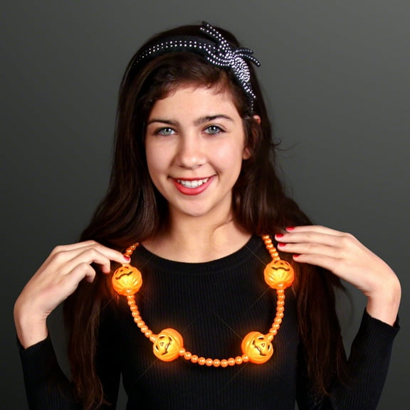 FlashingBlinkyLights Light Up LED Pumpkin Light Beads