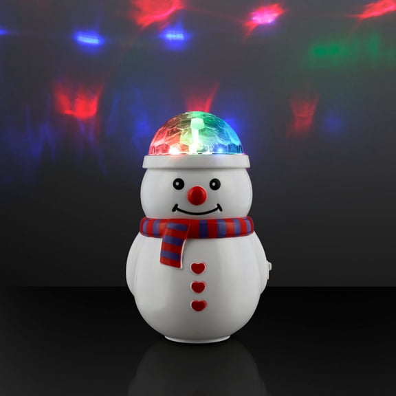 FlashingBlinkyLights Magic Spin Snowman Light Projector 5"