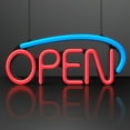 thumbnail image 1 of FlashingBlinkyLights "Neon Look" LED Open Sign with A/C Adapter, 1 of 1
