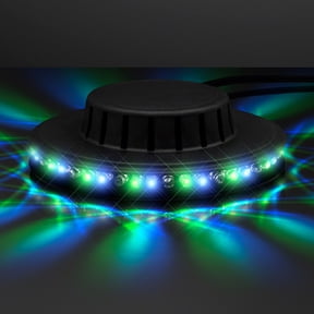 FlashingBlinkyLights Party Lights LED "Sunflower", Plug-In DJ Lighting