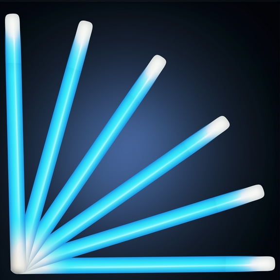 FlashingBlinkyLights Premium 9.4" Glow Stick Wands (Set of 25)