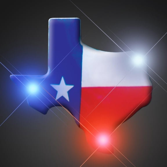 FlashingBlinkyLights Texas Flashing Blinking Light up Body Lights Pins