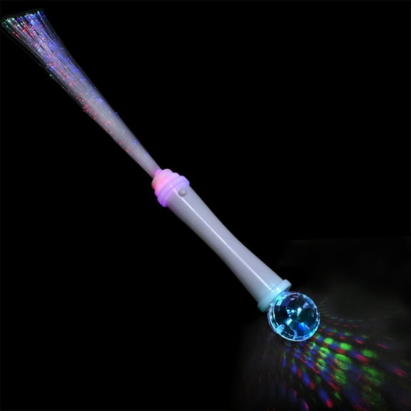FlashingBlinkyLights Twinkle & Shine Light Wand with Fiber Optics