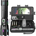 thumbnail image 1 of Flashlight 20000 High Lumens Rechargeable - 30W Super Bright LED Flash Light with LCD Display | 3937ft Beam & 12H Long Lasting USB C Powerful Handheld Flashlight for Home, Camping, Hiking, Emergency, 1 of 6