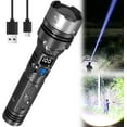 thumbnail image 1 of Flashlight, 2025 The Ultimate Survival Flashlight Pro, LED Flashlights High Lumens, USB Rechargeable Waterproof Handheld Flashlights, 5 Modes Torch with LED Digital Display, 1 of 8
