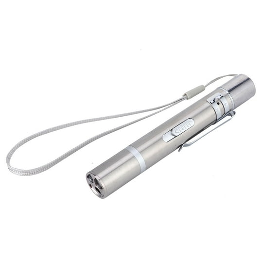 Flashlight Cat Chaser Toy,USB Charging Cat Chaser Toy Portable Flashlight Pet LED Pen Light Pointer Toy Accessory,LED Pet Chaser Toy Cat Rope Toys For Indoor Cat Interaction