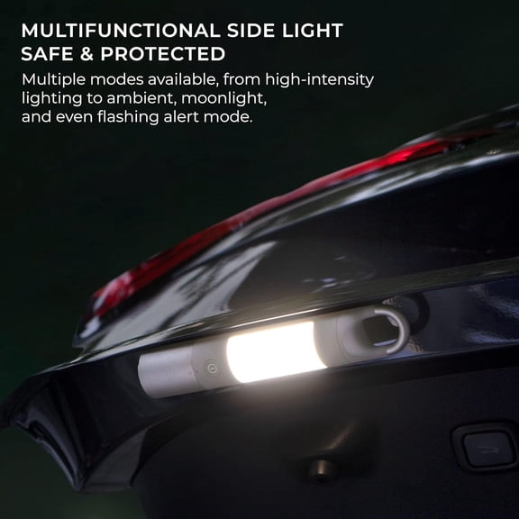 Flashlight Duo, USB-C Rechargeable, Dual Light Source, Colorful Ambient Light, SOS & Strobe, 1000 Lumens, Multifunctional Hanger, Magnetic Absorption, 65h Long-Lasting