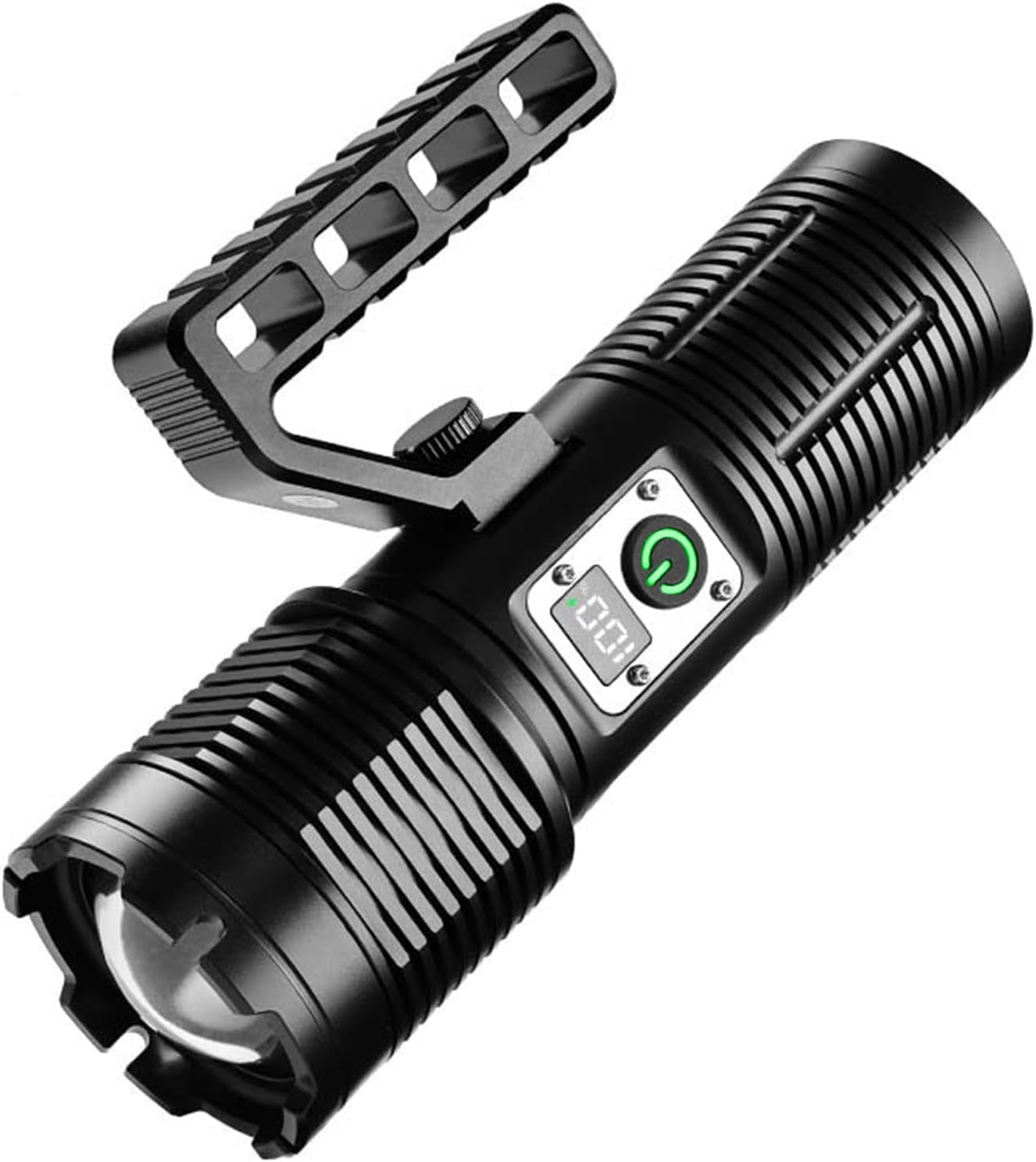 Flashlight, High Powered 13500 Lumens Super Bright Tactical Flashlight, USB Rechargeable Flashlight with COB Light, 11 Modes Zoomable Waterproof Flash Lights for Emergency, Outdoor, Home, Camping
