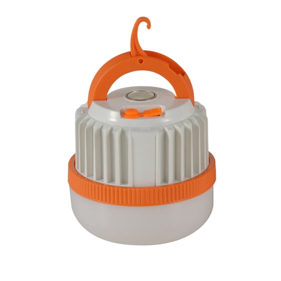 Flashlight LED Rechargeable Bulb Light 3-Mode Magnetic Base Foldable White Plastic 10x10x9.5cm Camping Emergency