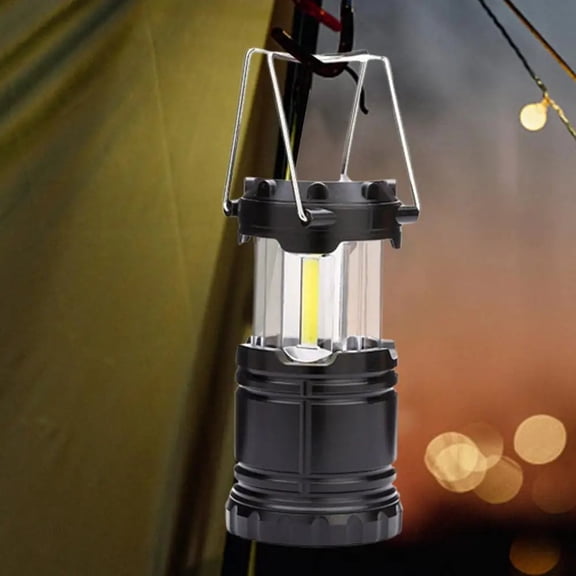 Flashlight Lantern Camp Lantern Tent Lights Camping Gear Battery Operated Waterproof Outdoor Lights with Foldable Hook Lantern