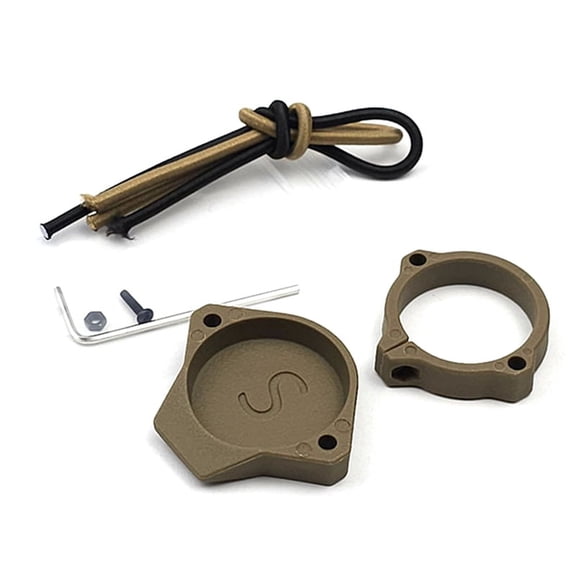 Flashlight Lens Protection Cover Strong Light Outdoor Flashlight Series Lens Cover for M300/M600 Protector S Khaki