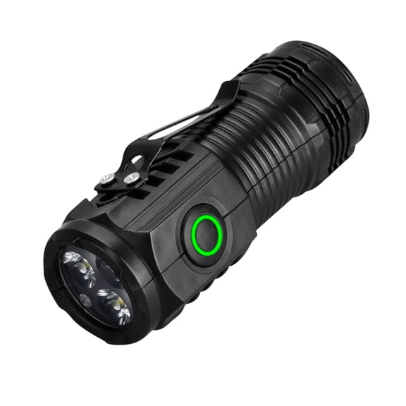 Flashlight Mini Portable Led Outdoor Long Endurance Clip Light, Rechargeable Lithium Battery