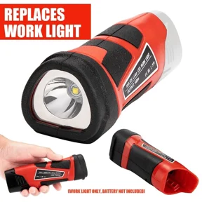 Flashlight Portable For Milwaukee 49-24-0146 12V LED Work Light Torch Light