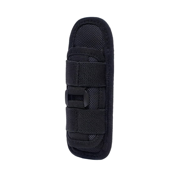 Flashlight Pouch Holster Rotatable Flashlight Holder Belt Clip Torch Carry Case With 360°Carabiner Reel Clip,One Size,Green