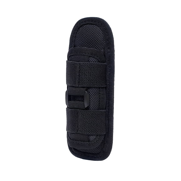 Flashlight Pouch Holster Rotatable Flashlight Holder Belt Clip Torch Carry Case With 360Carabiner Reel Clip
